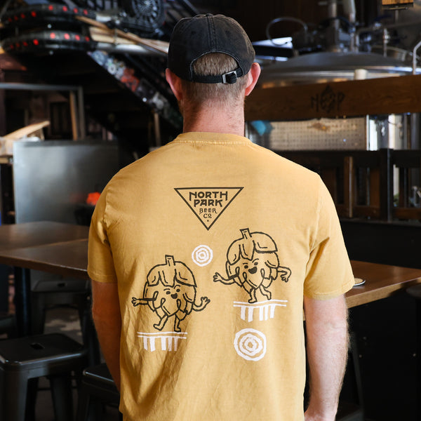 Yellow Buddies Vintage Wash Tshirt