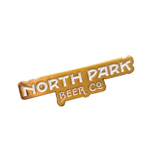 photo of North Park Beer Co logo enamel pin only