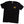 Load image into Gallery viewer, A black t-shirt featuring our circle NPBC logo in a golden tone on the front pocket area.
