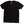 Load image into Gallery viewer, Black t-shirt with small NPBC triangle logo on the back nape.
